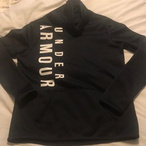 Under armour sweatshirt, lightly worn!